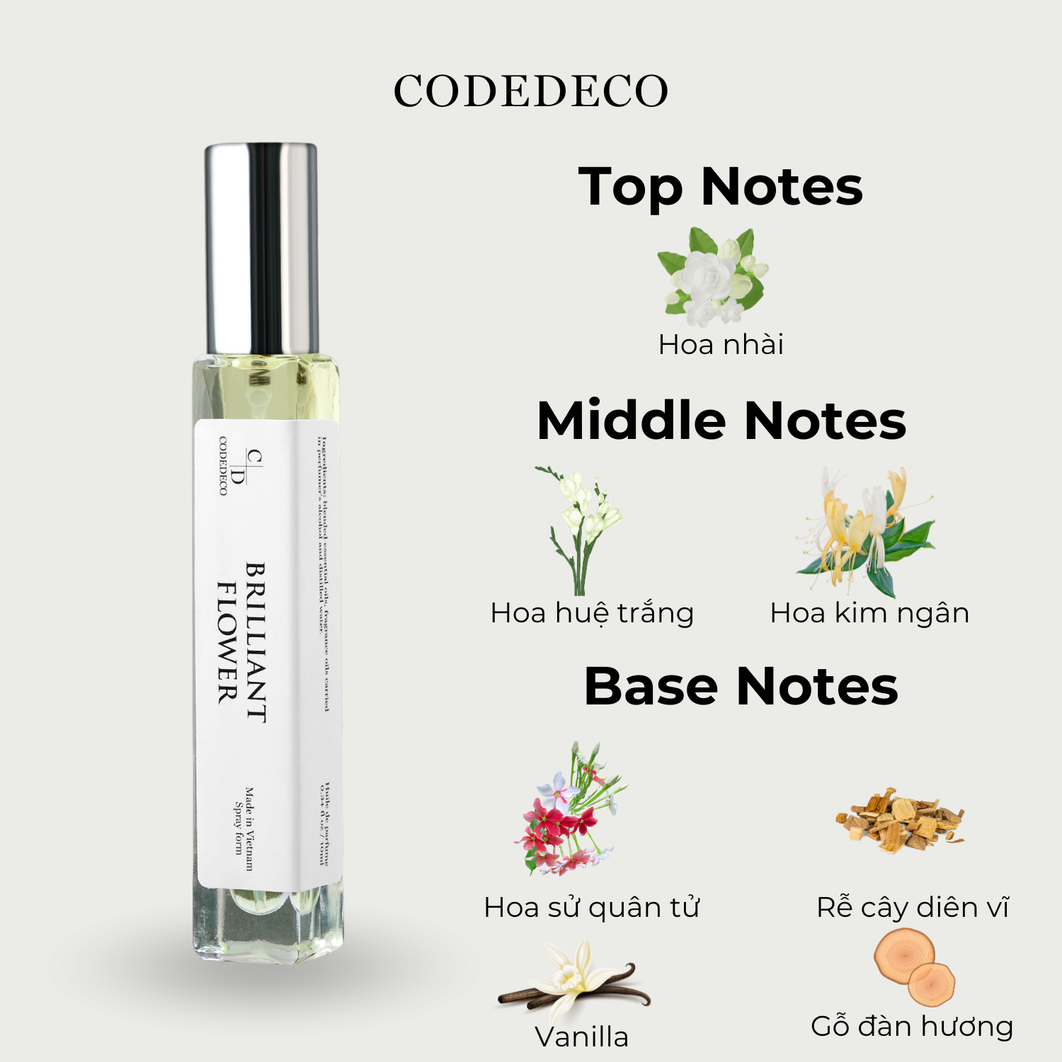 Brilliant Flower 10ml xịt